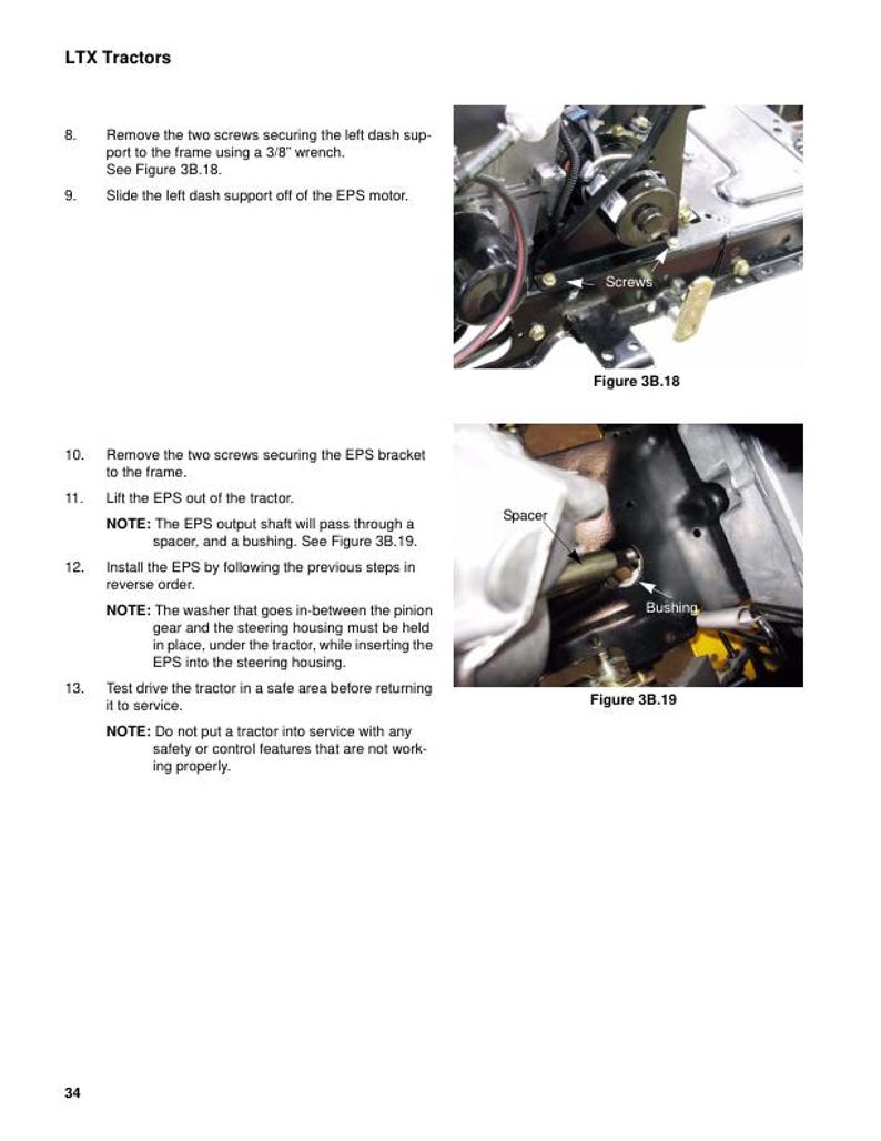 Cub Cadet LTX 1000 Tractor Service Manual service manual preview page 7