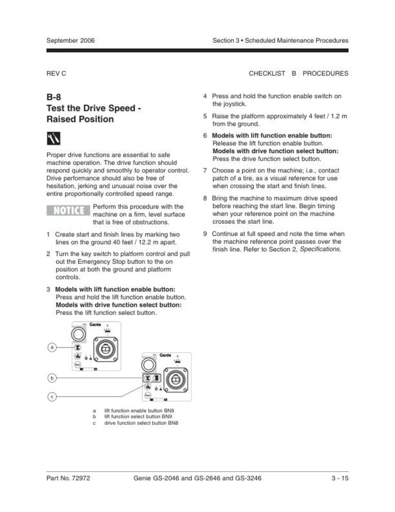 Genie GS 2046 2646 3246 Scissor Lift Service Manual service manual preview page 4