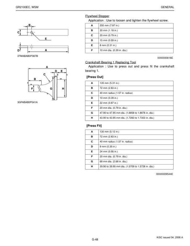 Kubota GR 2100 EC Mower Service Repair Manual service manual preview page 5
