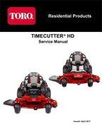 Toro Timecutter HD 75201 75202 75203 75210 75211 75212 74864 Service Manual service manual preview page 2