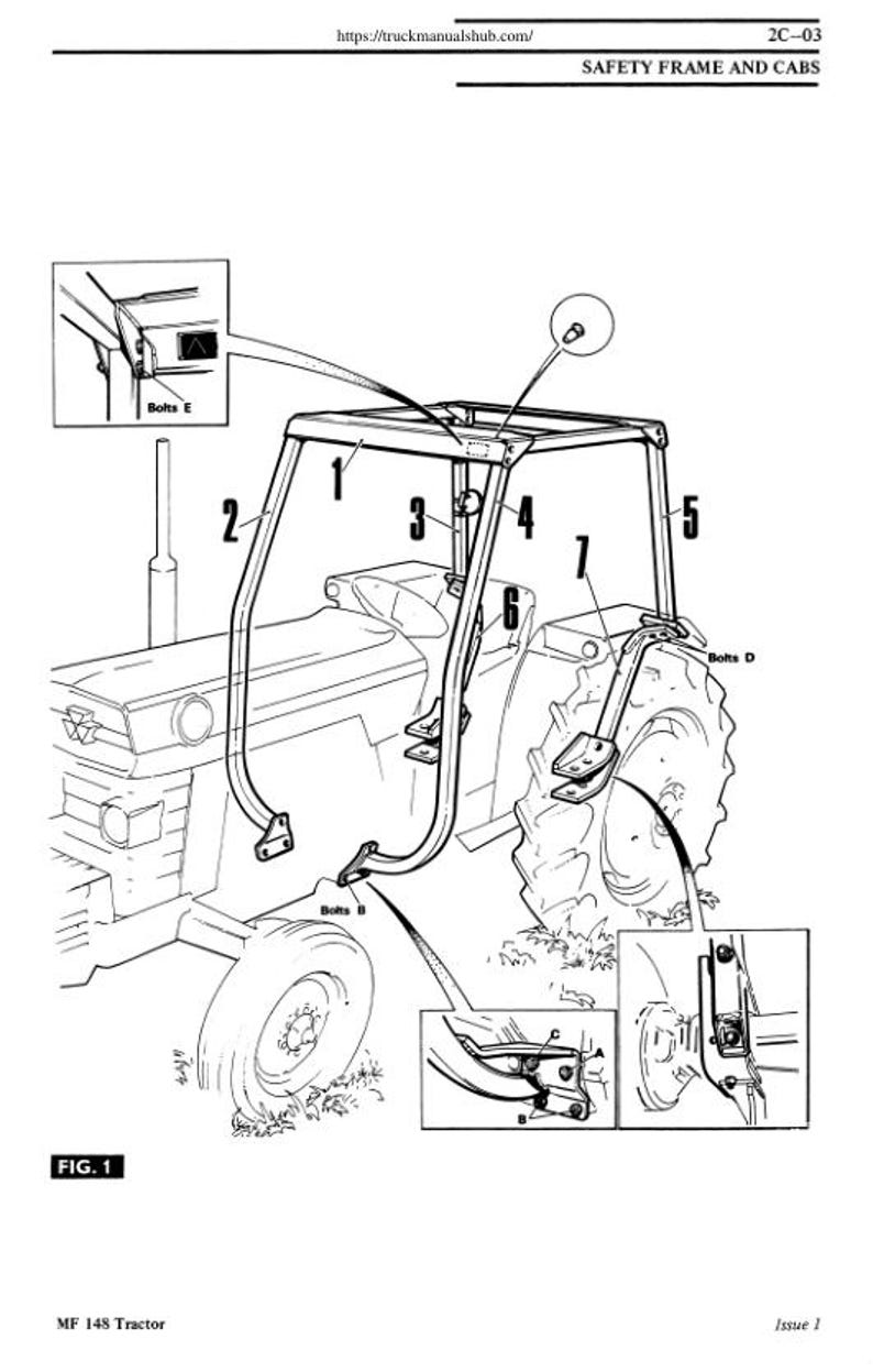 Massey Ferguson 148 Tractor Service Manual service manual preview page 2