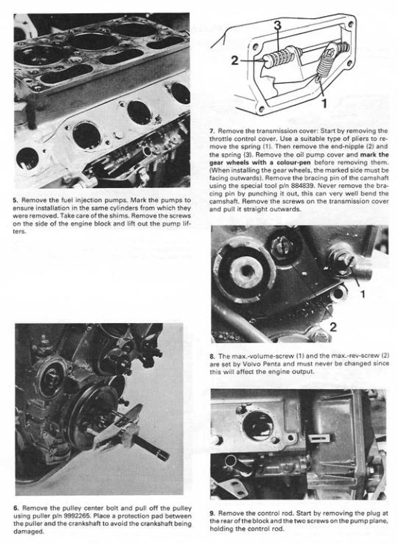 Volvo Penta 2001 2002 2003 2003T Service Manual service manual preview page 5