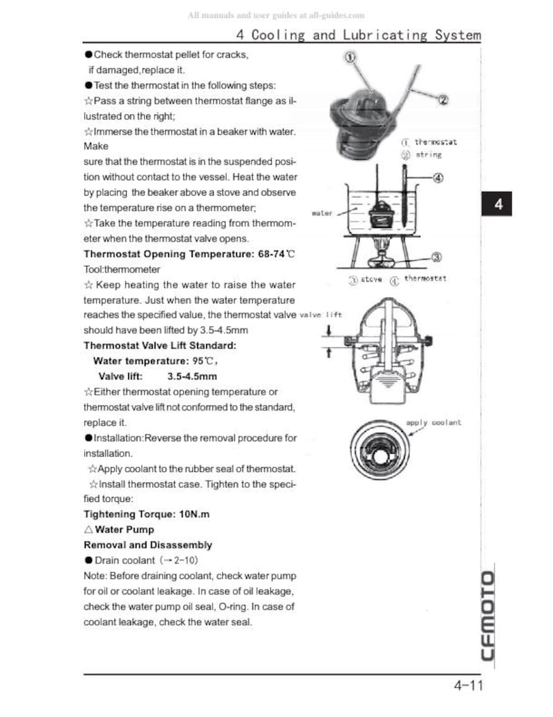CFMOTO CF500-3 Service Repair Manual service manual preview page 7