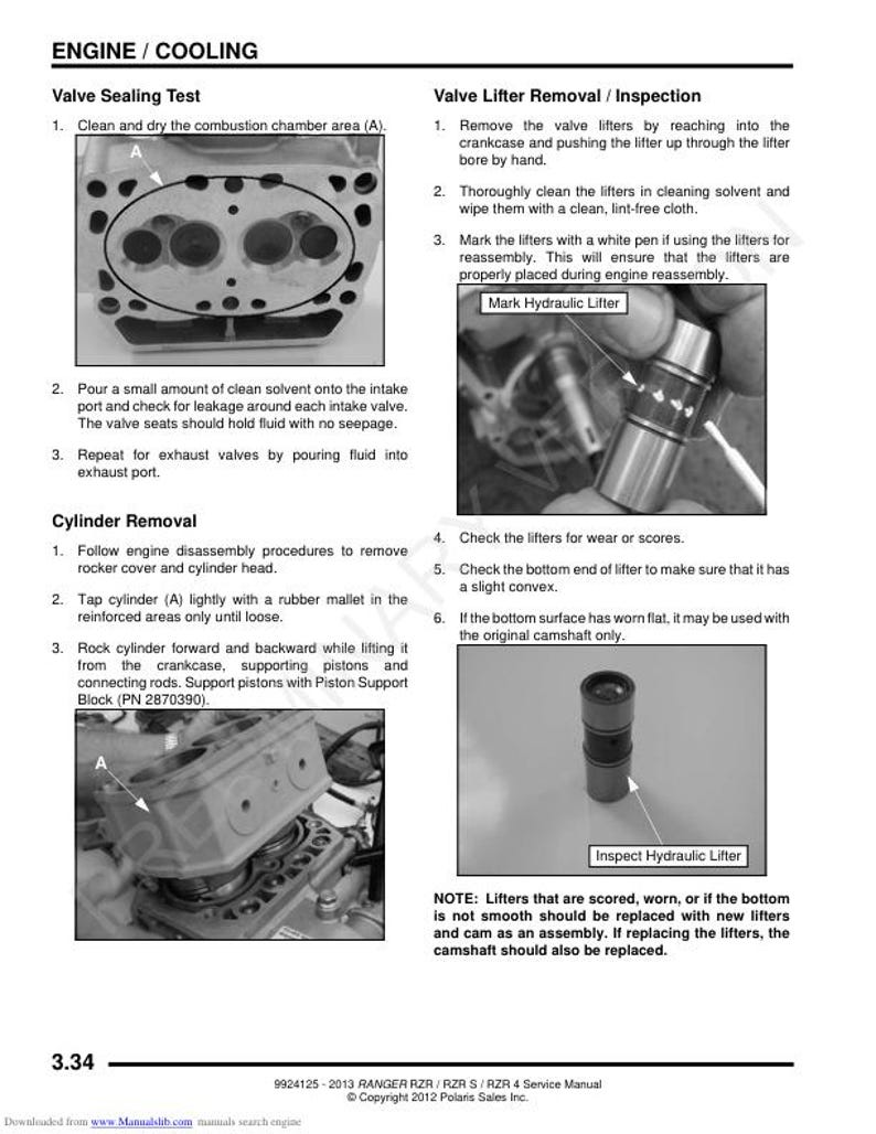 Polaris RZR 800 Service Manual service manual preview page 6
