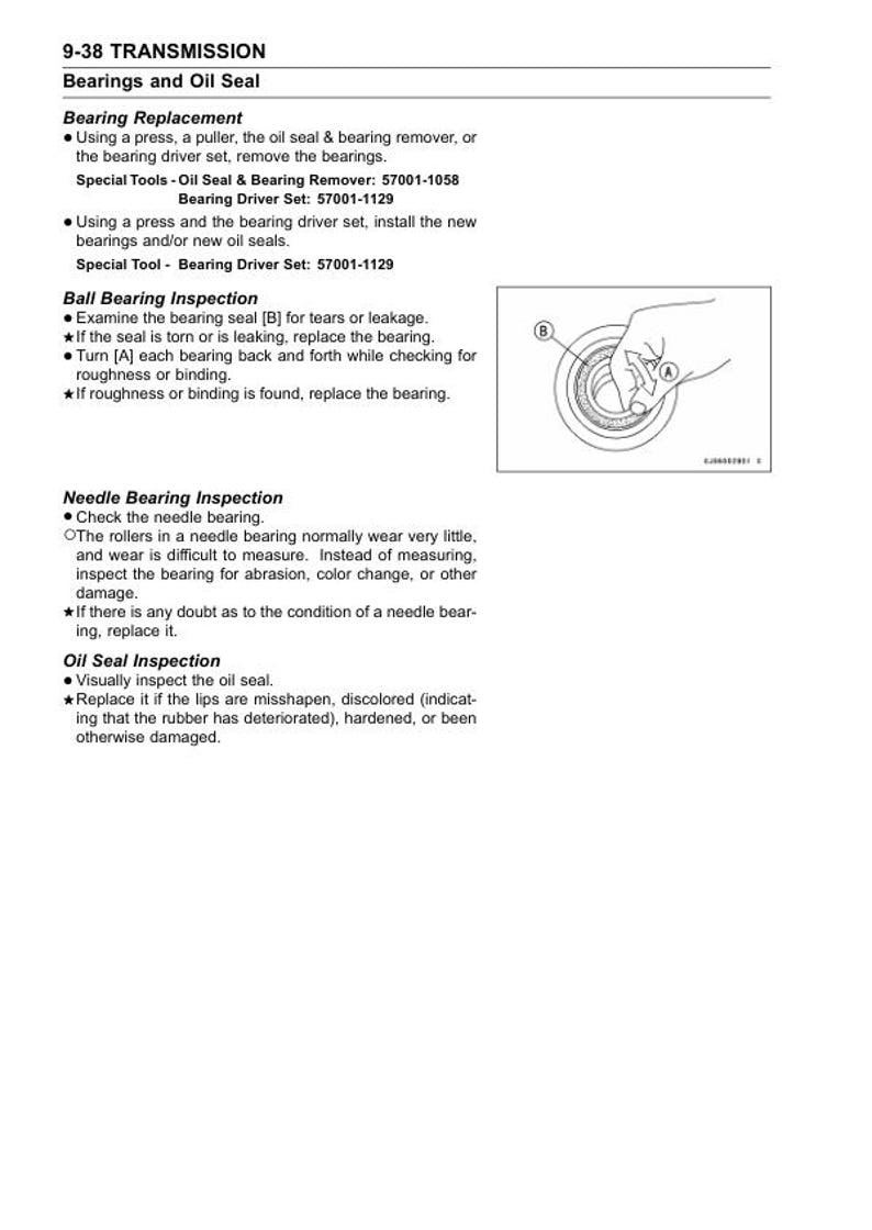 Kawasaki Mule 600 610 Service Manual service manual preview page 8