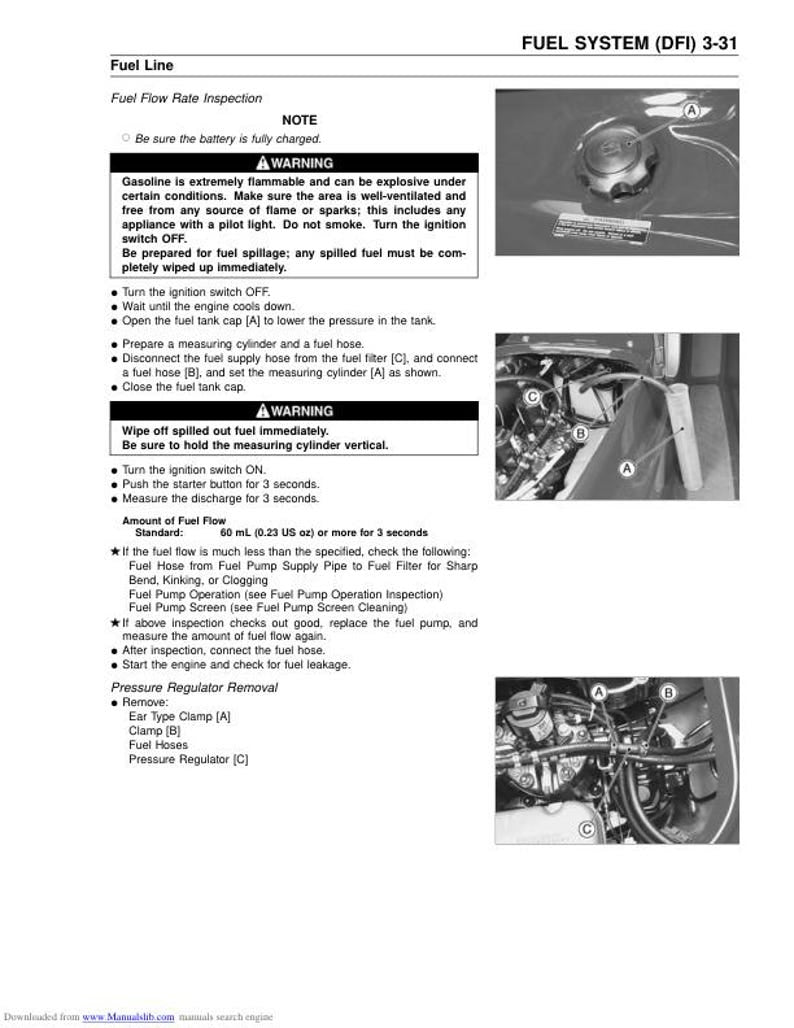 Kawasaki Jetski 1100 Service Manual service manual preview page 6