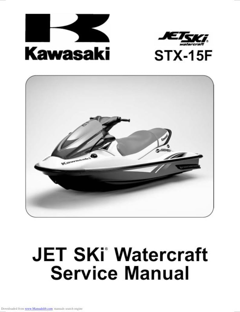 Kawasaki Jetski STX-15F Service Manual service manual preview page 2