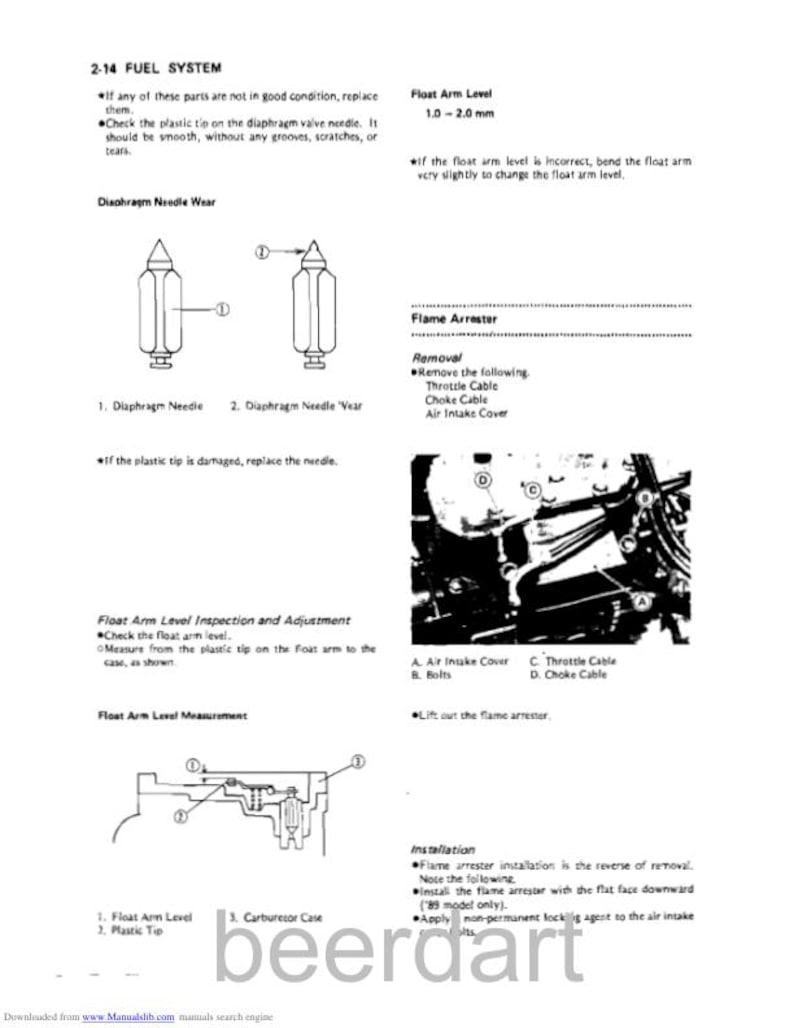 Kawasaki Jet Mate Service Manual service manual preview page 5