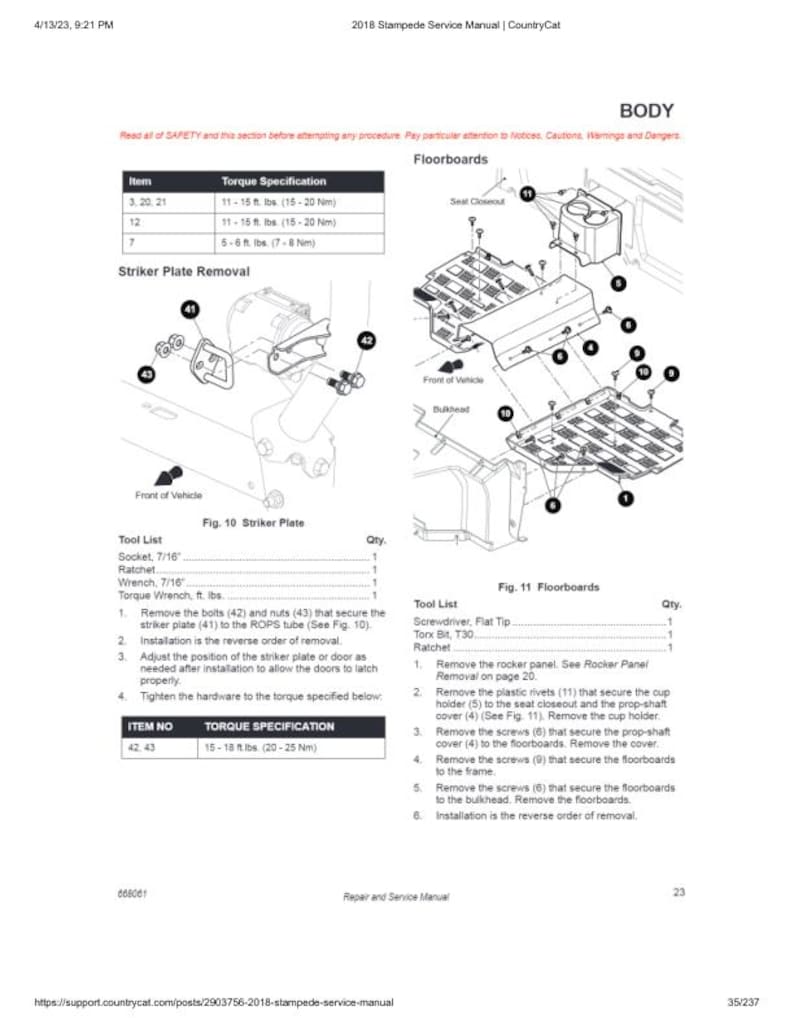 2018-2020 Textron (Arctic Cat) Stampede 900 Service Manual service manual preview page 4