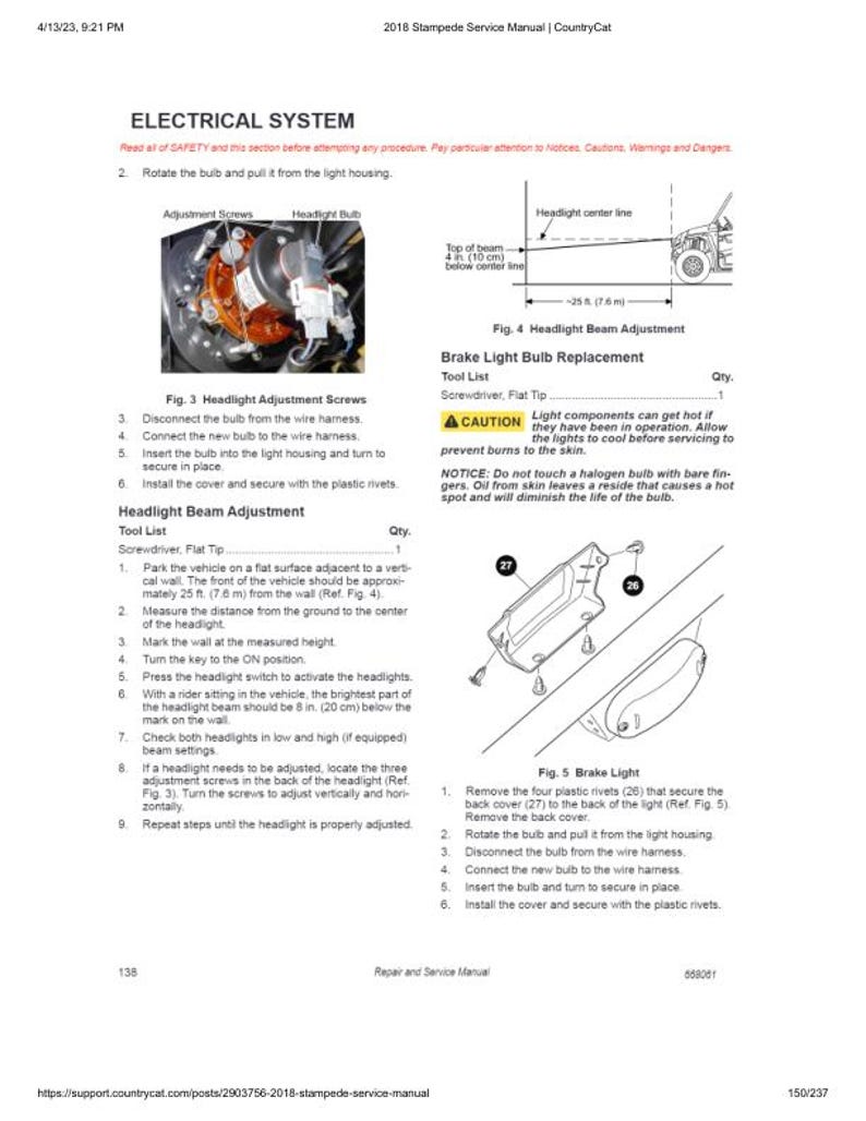 2018-2020 Textron (Arctic Cat) Stampede 900 Service Manual service manual preview page 8