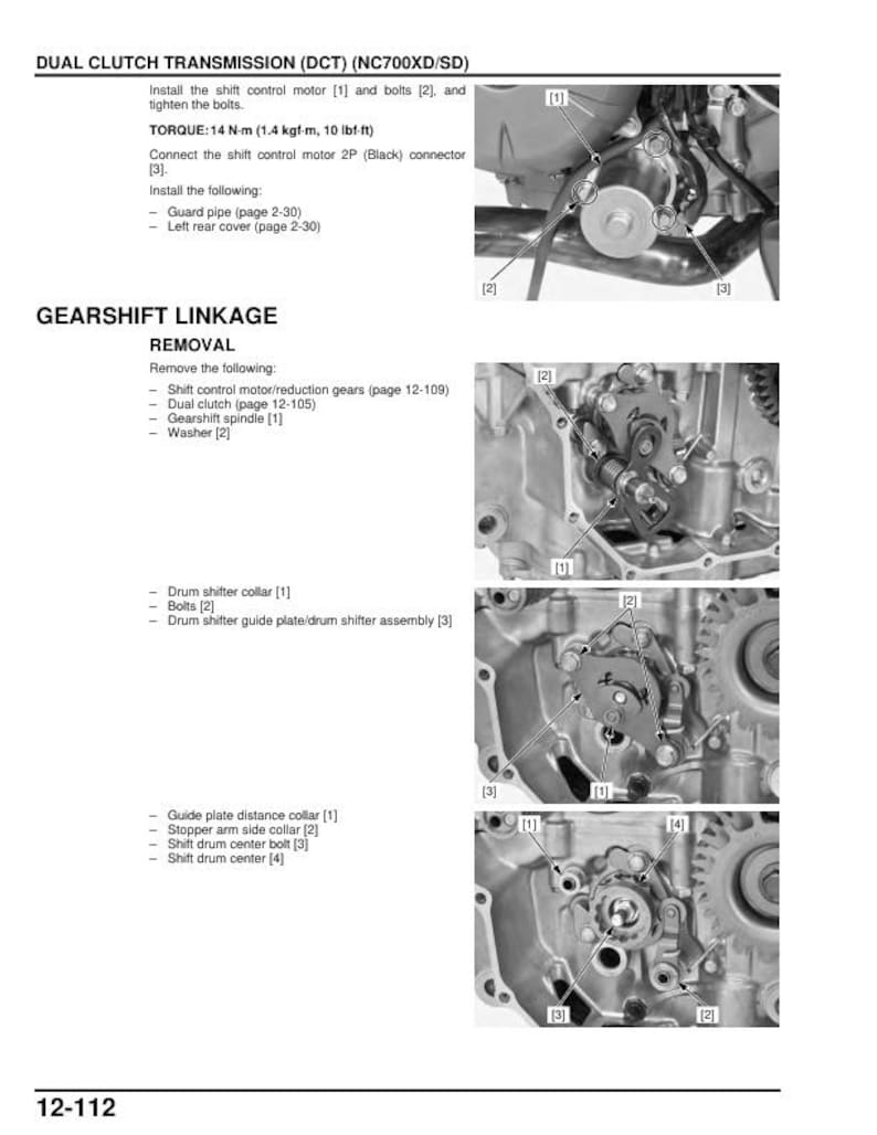 Honda NC 700 Service Manual service manual preview page 7