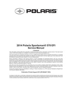 Polaris Sportsman 570 EFI Service Manual service manual preview page 2