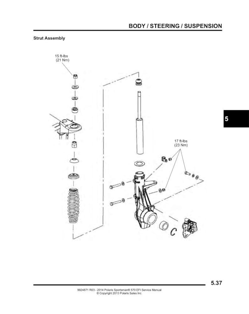 Polaris Sportsman 570 EFI Service Manual service manual preview page 7