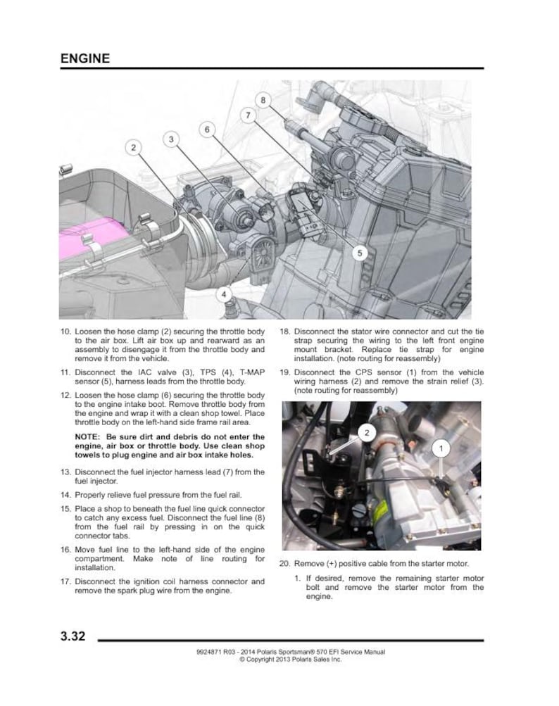 Polaris Sportsman 570 EFI Service Manual service manual preview page 5