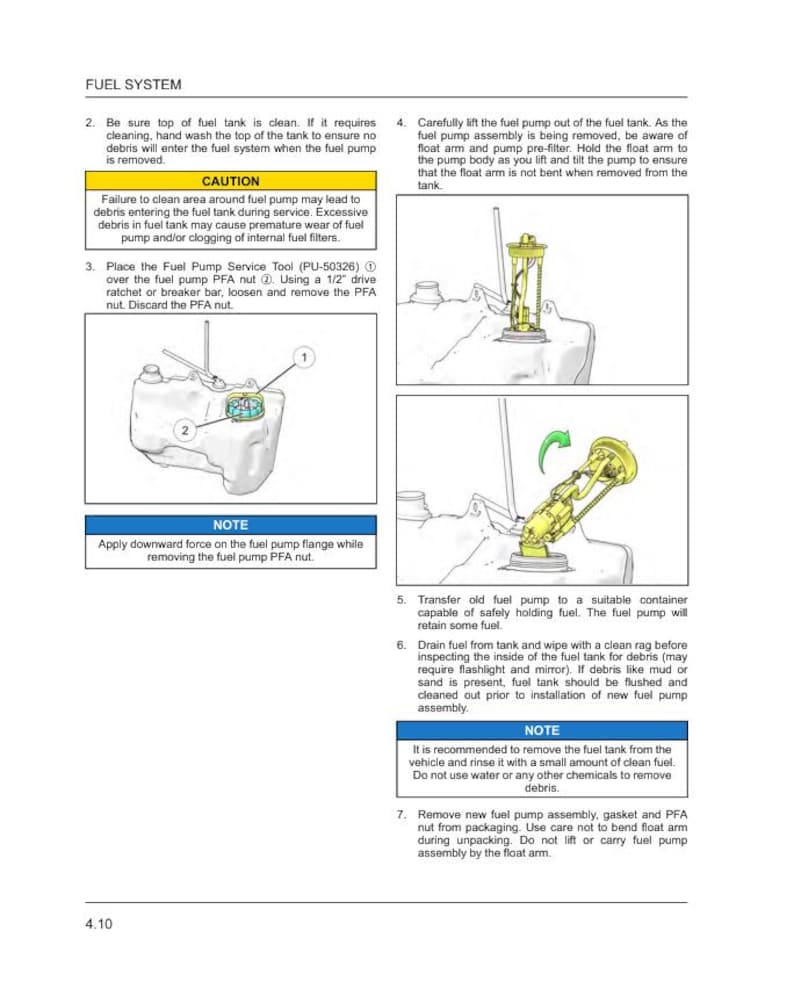 Polaris Sportsman XP 850 1000 Service Manual service manual preview page 6