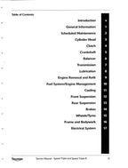 2011-2016 Triumph Speed Triple Service Manual service manual preview page 3