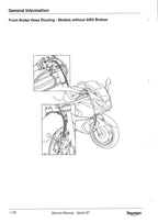 Triumph Sprint ST1050 Service Manual service manual preview page 10