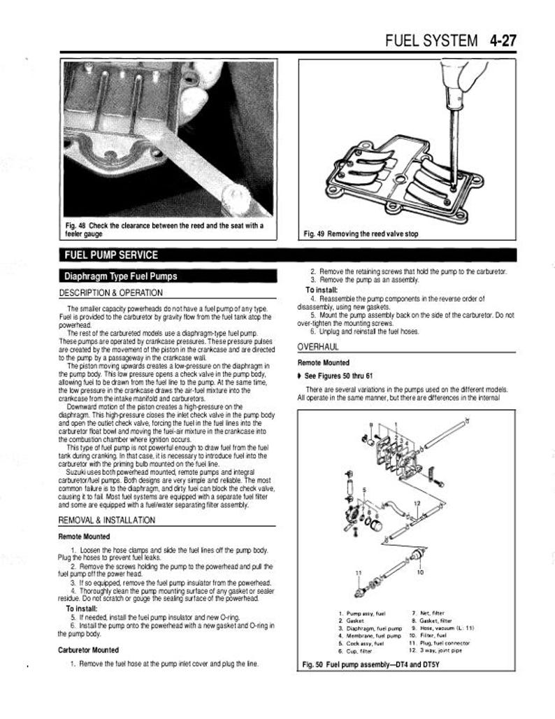Suzuki 2HP - 225 HP Service Manual service manual preview page 6