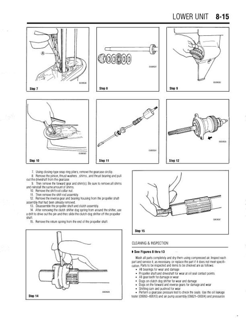 Suzuki 2HP - 225 HP Service Manual service manual preview page 9