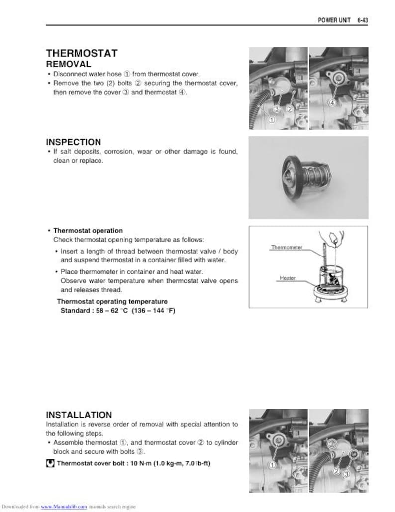 Suzuki DF9.9 DF15 Service Manual service manual preview page 9