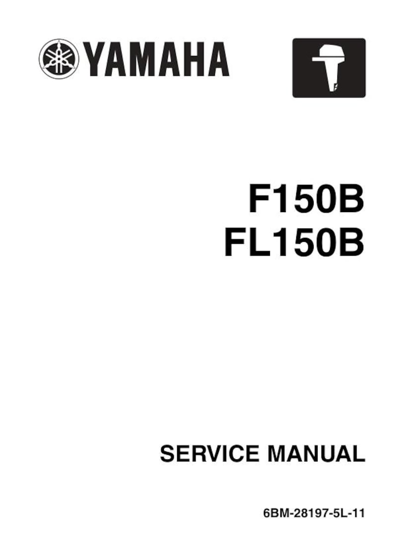 Yamaha F150 FL150 Service Manual service manual preview page 2