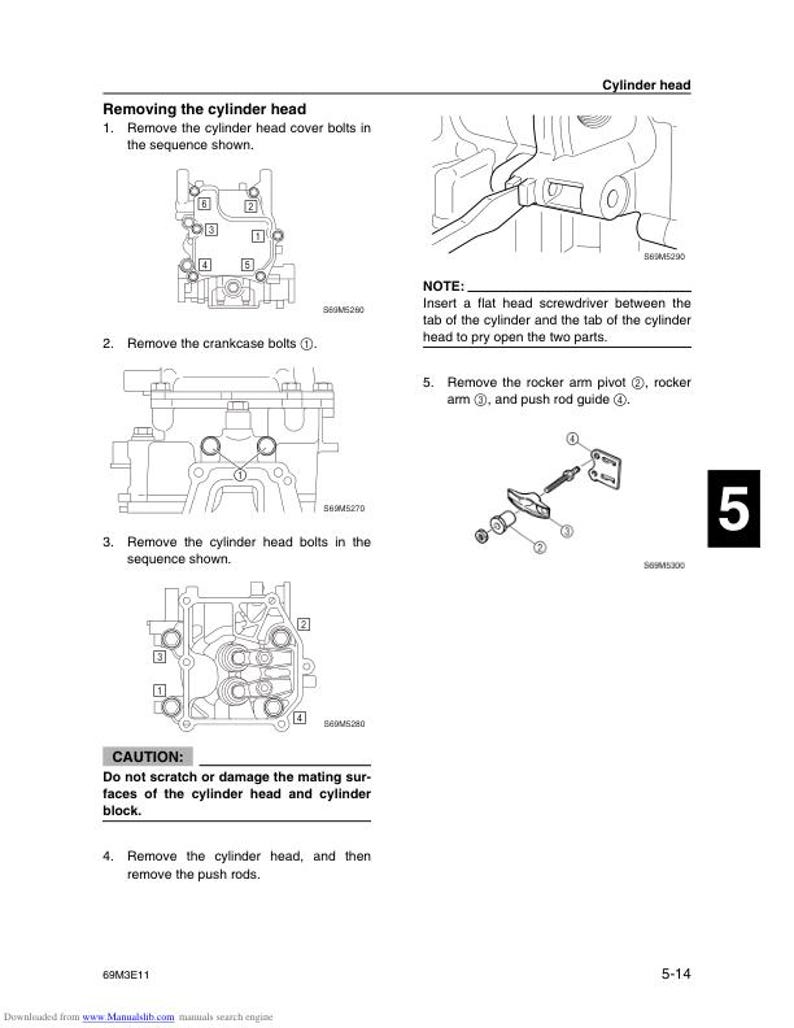 Yamaha 40V 50H 40W 50W Service Manual service manual preview page 7