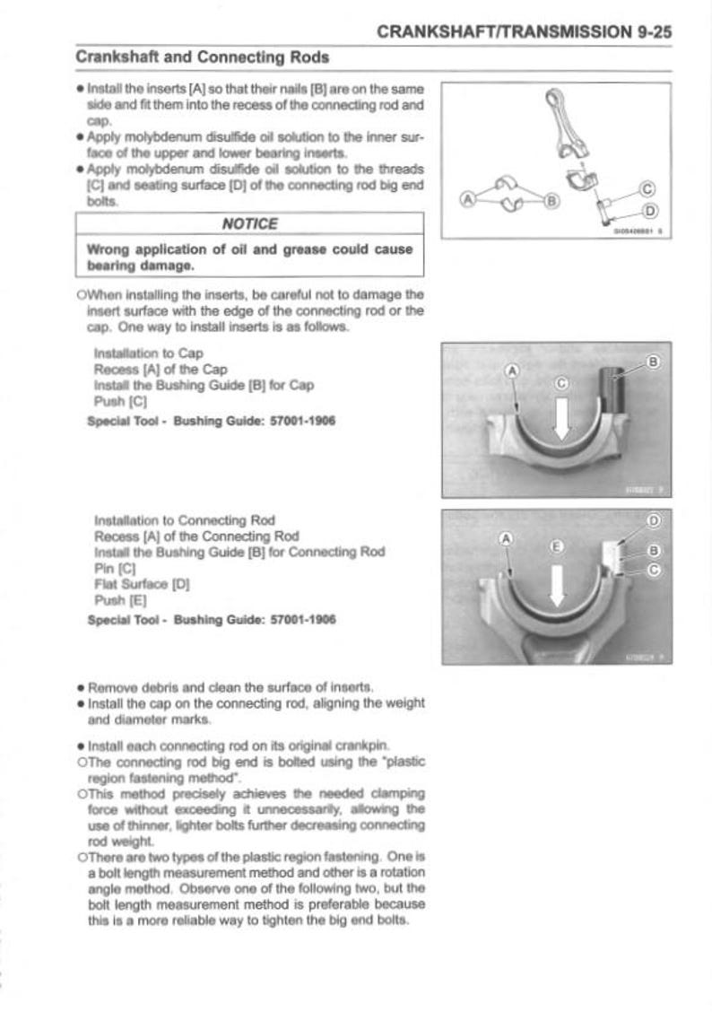 Kawasaki Ninja ZX-10R Service Manual service manual preview page 8
