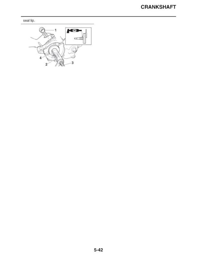 Yamaha YZ 125 Service Manual service manual preview page 8