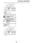 Yamaha YZ 125 Service Manual service manual preview page 9