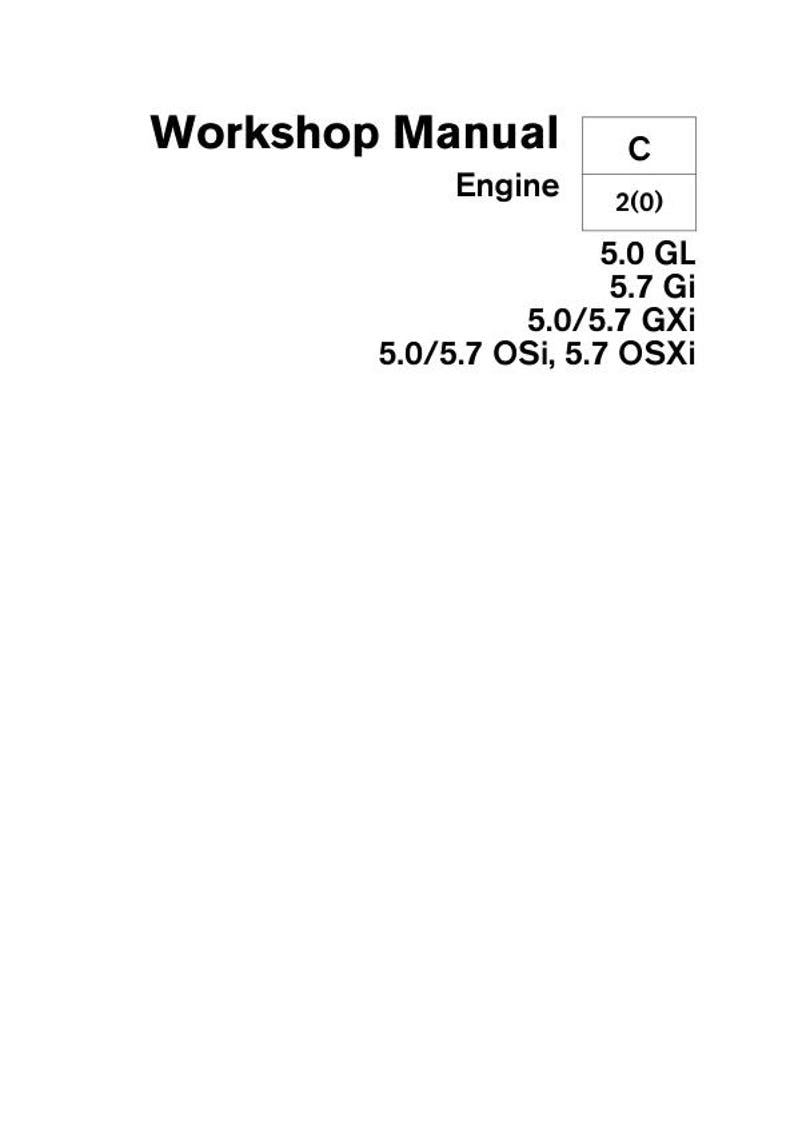 Volvo Penta 5.0 5.7 Service Manual service manual preview page 2