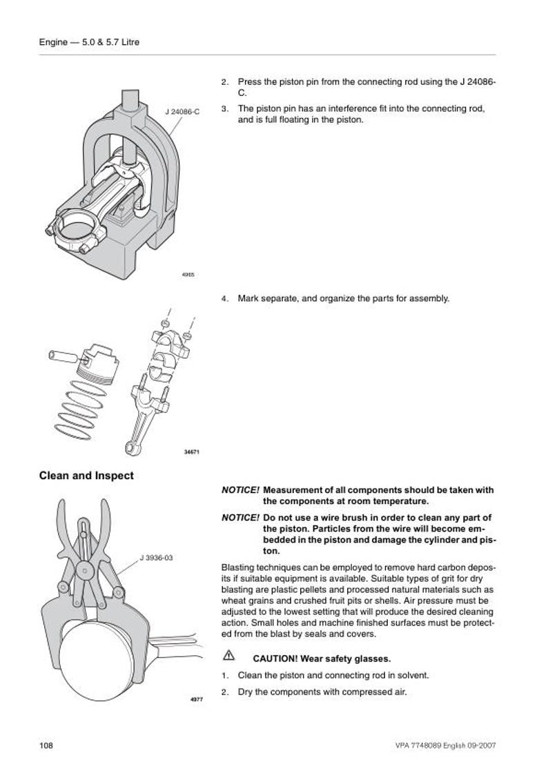 Volvo Penta 5.0 5.7 Service Manual service manual preview page 9