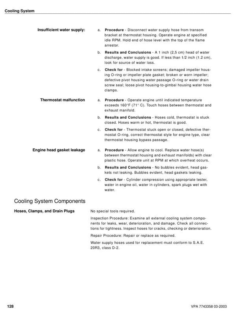 Volvo Penta 3.0 Service Manual service manual preview page 8