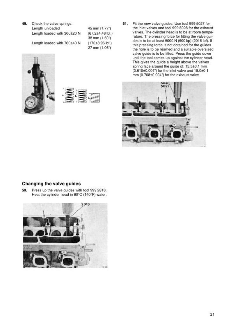 Volvo Penta AQ125 AQ145 A/B Service Manual service manual preview page 7