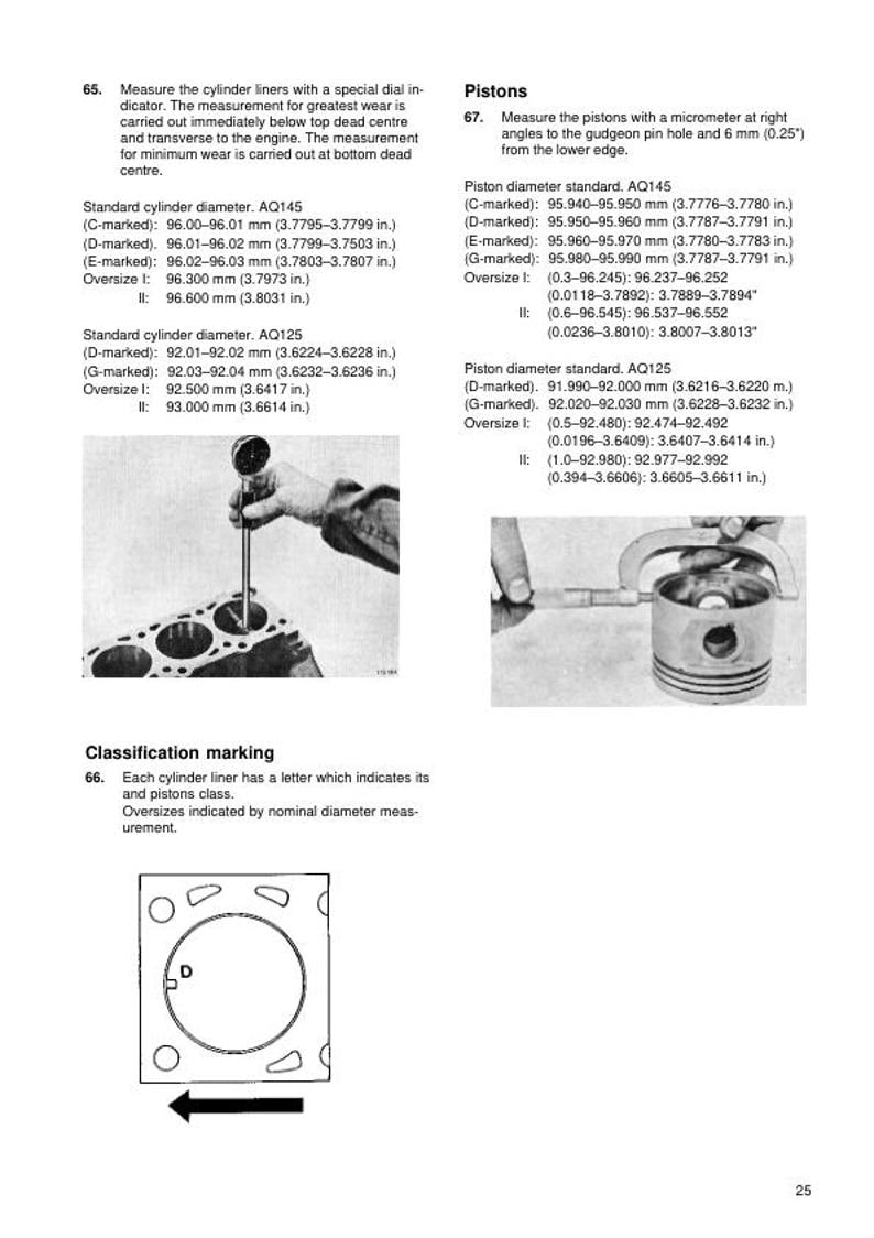 Volvo Penta AQ125 AQ145 A/B Service Manual service manual preview page 8