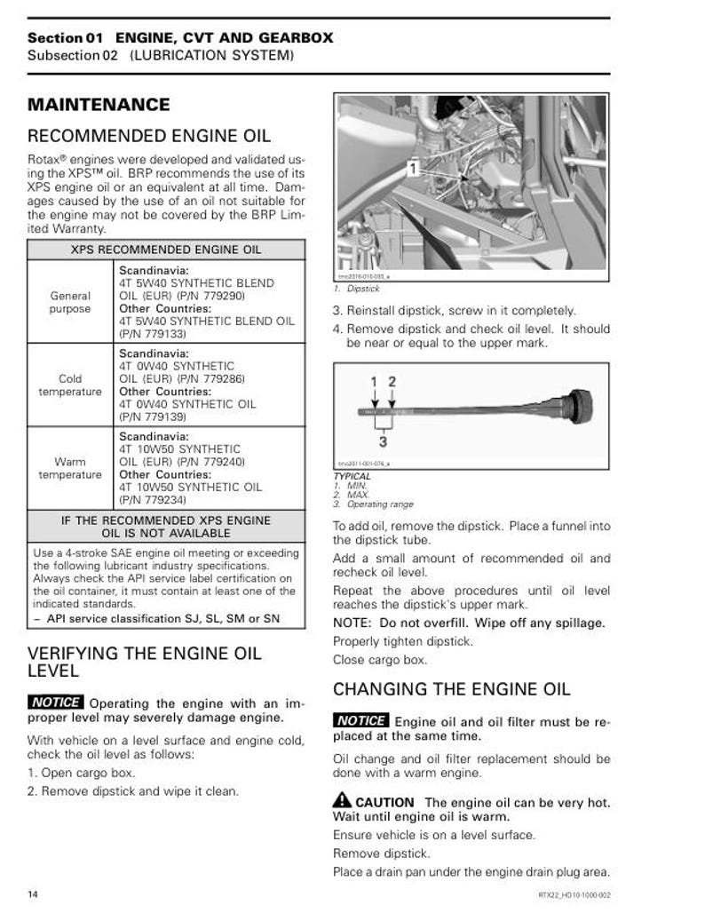 Can Am Maverick 1000 Sport Trail Service Manual service manual preview page 7