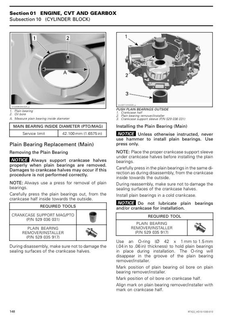 Can Am Maverick 1000 Sport Trail Service Manual service manual preview page 8