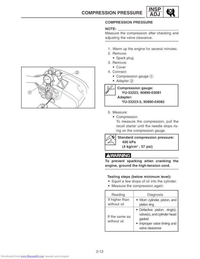 Yamaha EF1000iS Service Manual service manual preview page 4