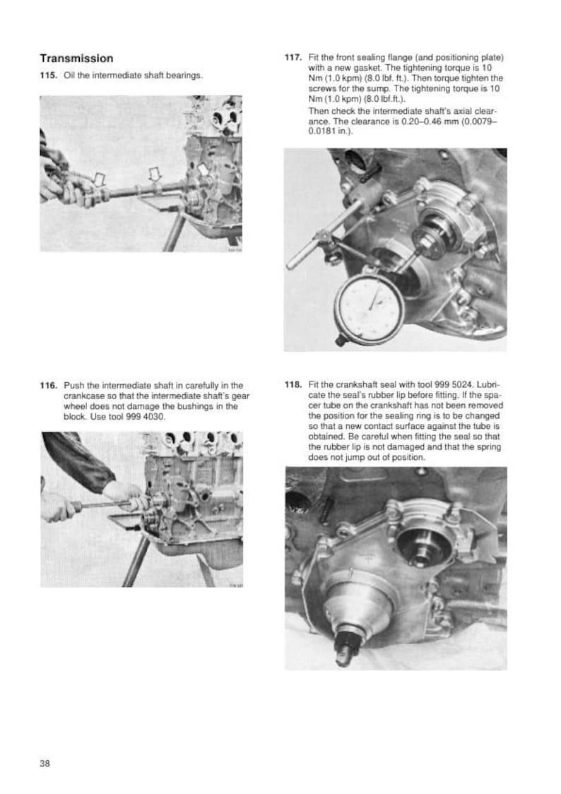 Volvo Penta AQ125 AQ145 A/B Service Manual service manual preview page 10