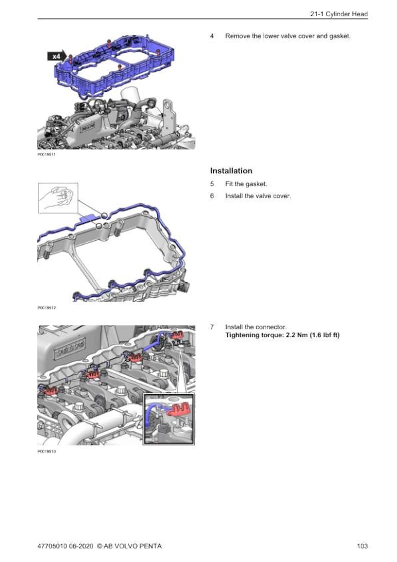 Volvo Penta TAD 540-880 Service Manual service manual preview page 7