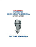 Honda BF135A BF150A Service Manual PDF service repair manual cover