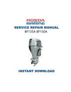 Honda BF135A BF150A Service Manual PDF service repair manual cover