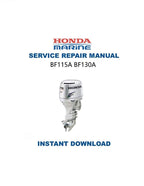 Honda BF115A BF130A Service Manual PDF service repair manual cover