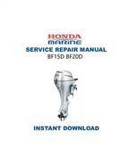 Honda BF15D BF20D Service Manual PDF service repair manual cover