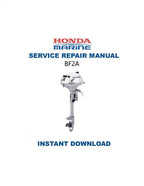 Honda BF2A Service Manual PDF service repair manual cover