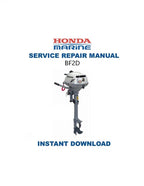 Honda BF2D Service Manual PDF service repair manual cover