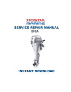 Honda BF8A Service Manual PDF service repair manual cover