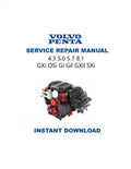 Volvo Penta 4.3 5.0 5.7 8.1 Service Manual PDF service repair manual cover