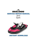 Seadoo Spark Service Manual PDF service repair manual cover