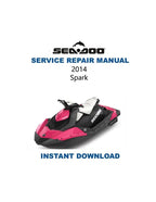 Seadoo Spark Service Manual PDF service repair manual cover