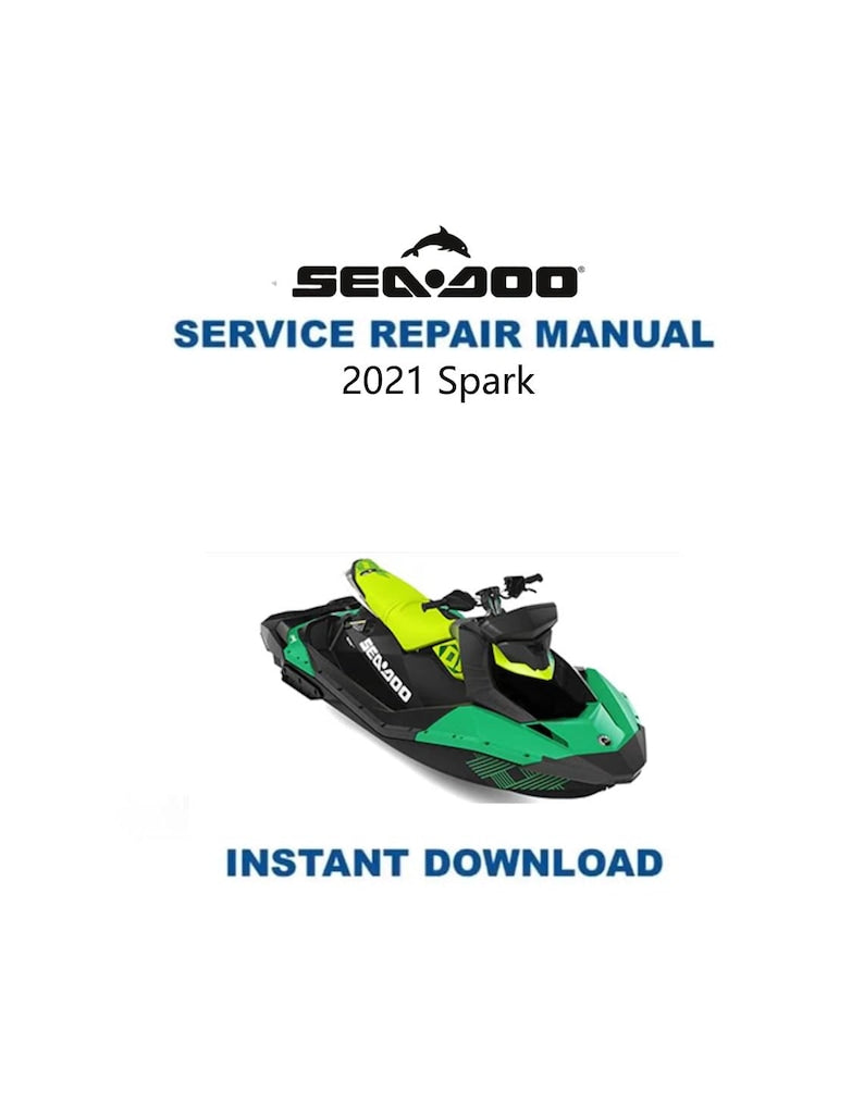 Seadoo Spark Service Manual PDF service repair manual cover